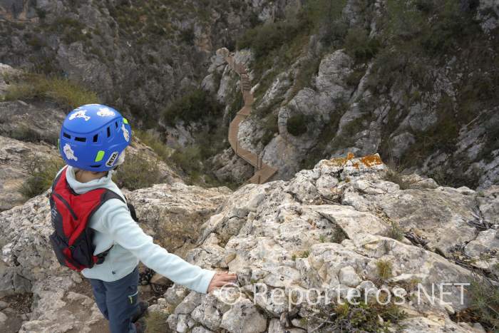 Es obligatorio el uso de casco en todo el recorrido