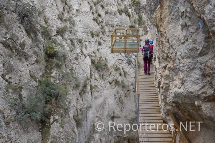 Segunda plataforma de cristal y vuelta por nuestros propios pasos